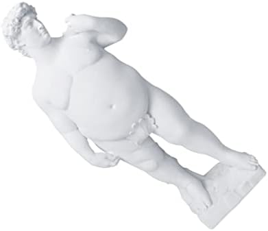 Fat David Statue Nude Male Figurine Desk Decoration