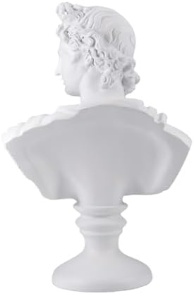 David Roman Apollo Bust Statue Home Decor