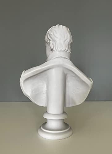 Mr Darcy Sculpture 10 Inch White Statue