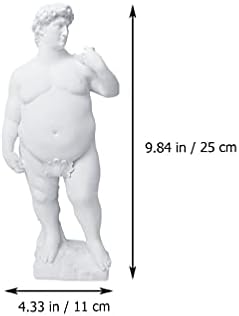 Fat David Statue Nude Male Figurine Desk Decoration