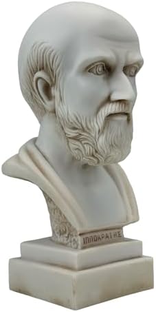 Hippocrates Father of Medicine Statue Cast Marble