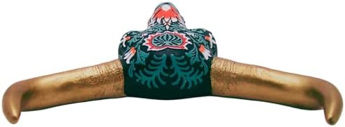 Wowser Vibrant Turquoise Cow Skull Wall Decor 13 Inch