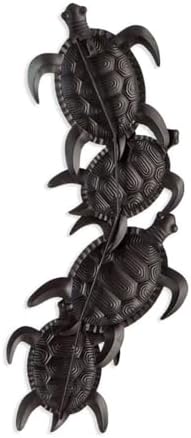 SEI Furniture Sea Turtle Wall Sculpture Agate Green Black