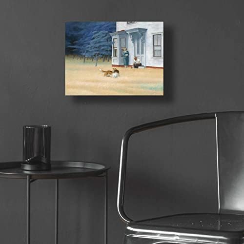 Epic Art Cape Cod Evening 1939 Edward Hopper Acrylic Wall Art 16x12