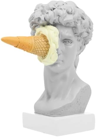 Creative Ice Cream Smashing David Sculpture Home Decor Statue