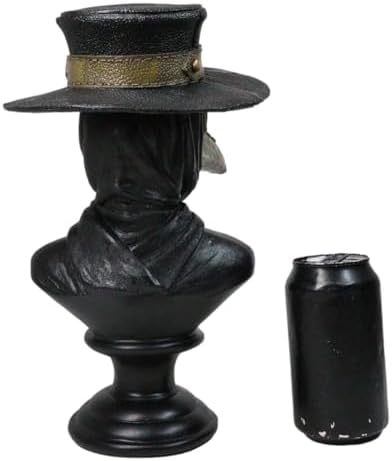Ebros Gift Bubonic Plague Doctor Bust Sculpture