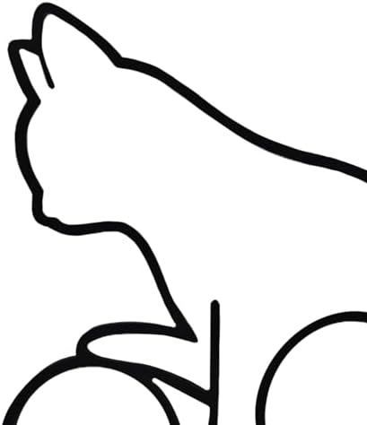 Modern Metal Wall Art Sculpture Play Ball Cat