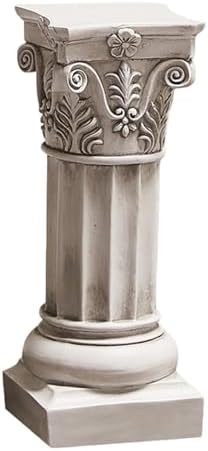 Roman Column Figurine Realistic White Greek Statues