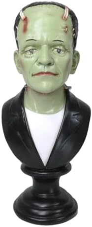 Day of The Dead Victor Frankenstein Bust Statue with LED Eyes