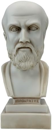 Hippocrates Father of Medicine Statue Cast Marble