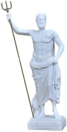 Poseidon of Melos Marble Statue for Home Decor