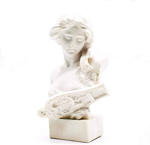 White Resin Bust Statue 295 Inch Artemis Home Decor