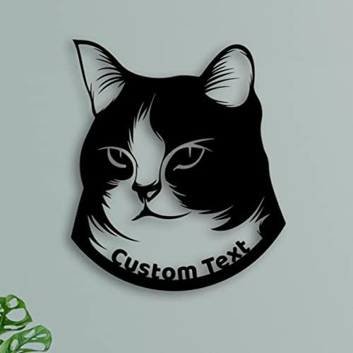 Personalized Metal Cat Wall Art Decor