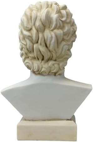 Alexander The Great Marble Bust Statue Aged Patina