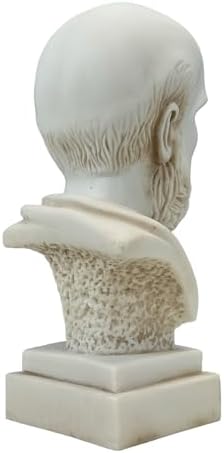 Hippocrates Father of Medicine Statue Cast Marble
