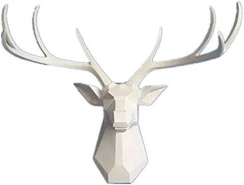 Faux Taxidermy Deer Head Wall Art - 8 Point Buck Sculpture