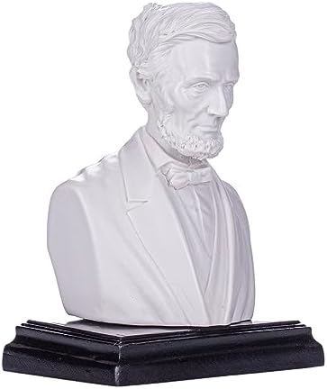 Danila-Souvenirs Abraham Lincoln Marble Bust Statue 5 Inches