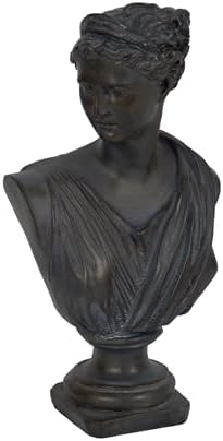 Sagebrook Home Greek Goddess Bust Sculpture 12 Inch Resin Statue