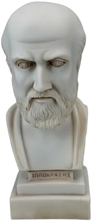 Hippocrates Father of Medicine Statue Cast Marble