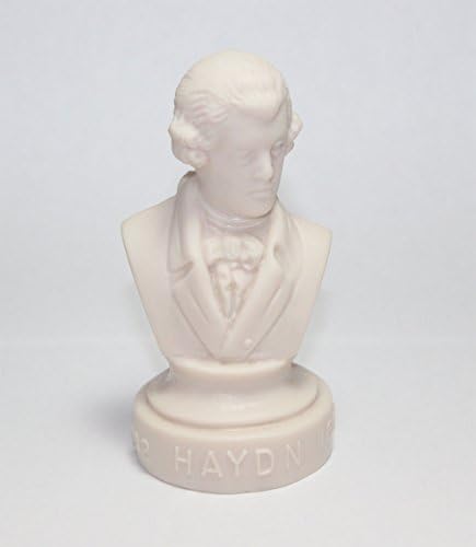 Joseph Haydn Bust Sculpture White Vinyl 45 Inch