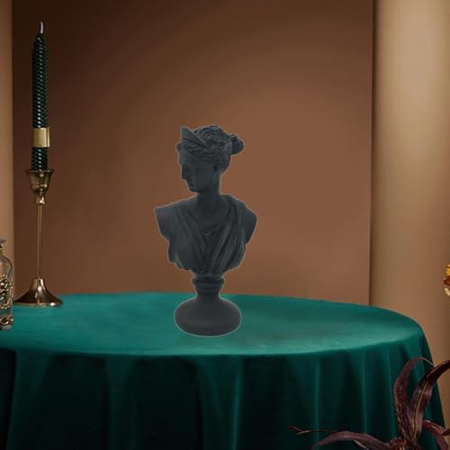 Small Greek God Bust Statue Desktop Decoration