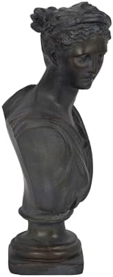 Sagebrook Home Greek Goddess Bust Sculpture 12 Inch Resin Statue