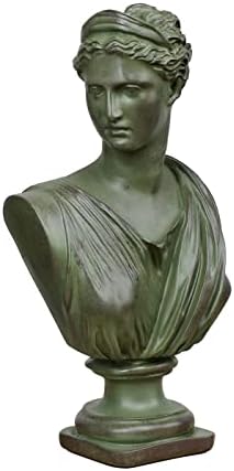 12 Inch Roman Goddess Wisdom Bust Statue Resin Replica