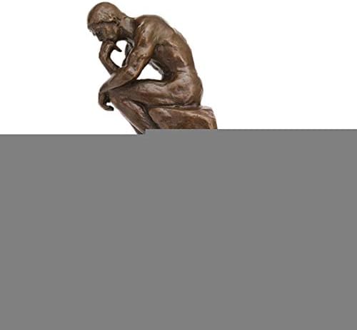 Classical Rodin Thinker Bronze Statue Home Decor Art