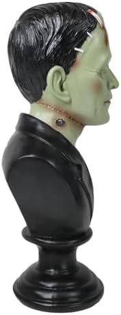 Day of The Dead Victor Frankenstein Bust Statue with LED Eyes