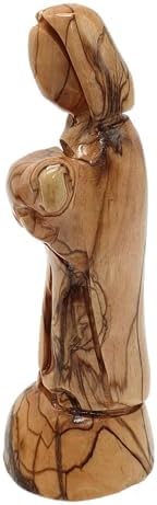 Zuluf Good Shepherd Olive Wood Sculpture 5 Inches Artisan Craft