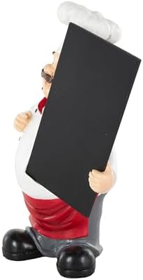 Deco 79 Polystone Chef Statue Kitchen Decor