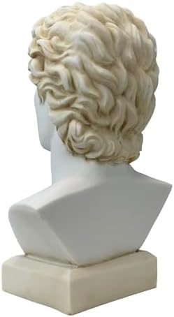 Alexander The Great Marble Bust Statue Aged Patina
