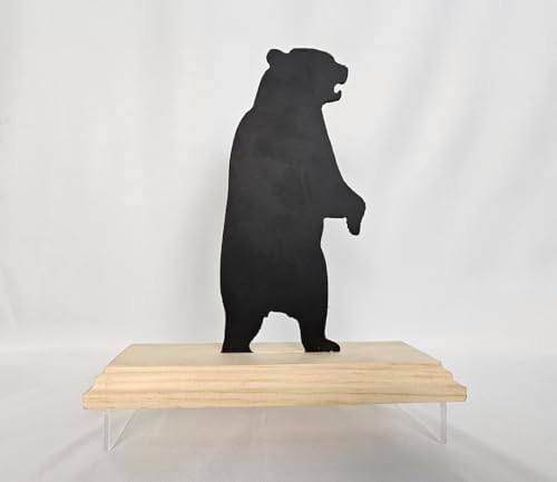 Black Bear Wall Art - Rustic Decor Sign
