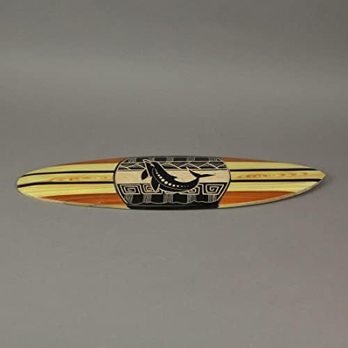 Things2Die4 Tribal Dolphin Wood Wall Sculpture 20 Inches