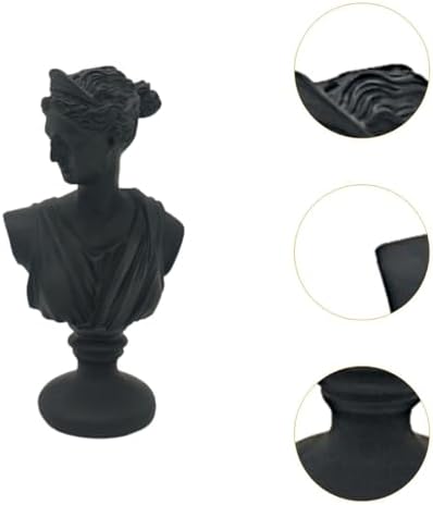 Small Greek God Bust Statue Desktop Decoration