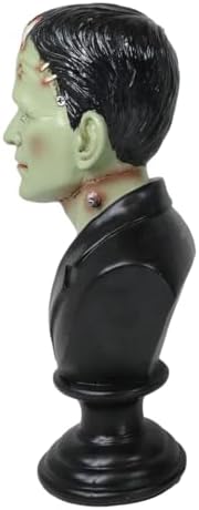 Day of The Dead Victor Frankenstein Bust Statue with LED Eyes