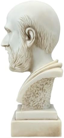 Hippocrates Father of Medicine Statue Cast Marble