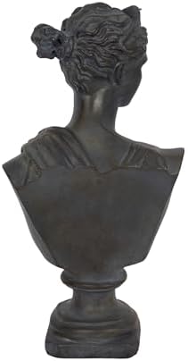 Sagebrook Home Greek Goddess Bust Sculpture 12 Inch Resin Statue