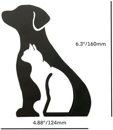 Modern Metal Cat Wall Art Sculpture 1