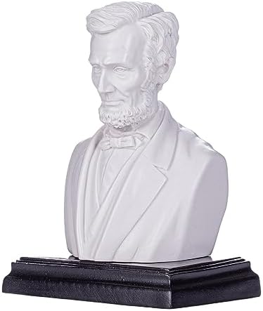 Danila-Souvenirs Abraham Lincoln Marble Bust Statue 5 Inches