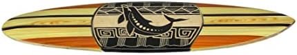Things2Die4 Tribal Dolphin Wood Wall Sculpture 20 Inches