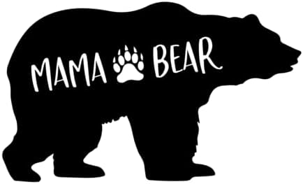 Mama Bear Metal Wall Art 19 In x 11 4 In Black
