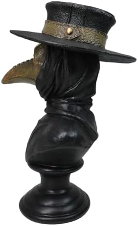Ebros Gift Bubonic Plague Doctor Bust Sculpture