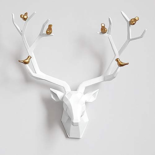 Feelme Large Faux Deer Head Wall Art Sculpture 1