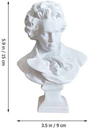 Beethoven Statuette Bust Statue 1 Pc Resin Sculpture