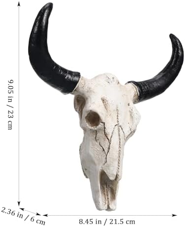 Cow Skull Wall Hanging for Farmhouse Decor