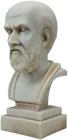 Hippocrates Father of Medicine Statue Cast Marble