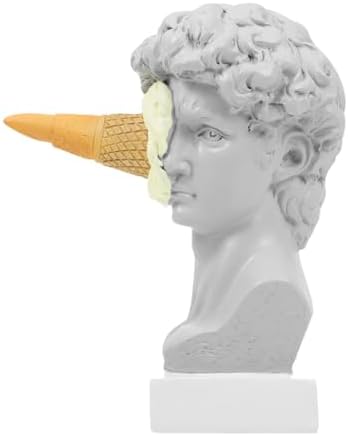 Creative Ice Cream Smashing David Sculpture Home Decor Statue