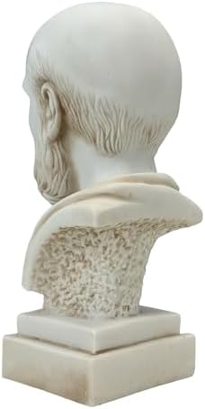 Hippocrates Father of Medicine Statue Cast Marble