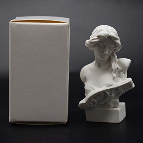 White Resin Bust Statue 295 Inch Artemis Home Decor